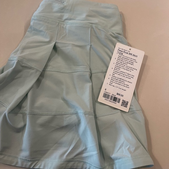 Lululemon Pace Rival Skirt *Tall DELM size 6 - Picture 1 of 3